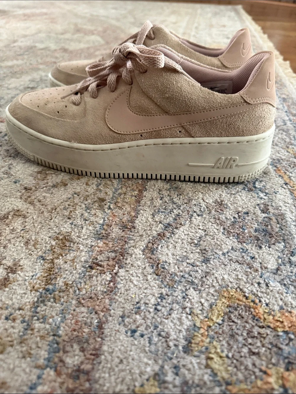 Nike Women’s Air Force 1 Low — “Particle Beige” Suede